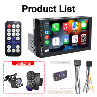 Hippcron Radio De Coche 7" 1 Din Con Wireless CarPlay Y Android Auto Estéreo Multimedia Táctil BT FM AUX Universal Mirror Link - details 10