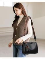 Bolso De Hombro Para Mujer De Cuero Genuino De Alta Calidad Lujo Suave Cuero De Vaca Bolso De Tote Moda 2024 Bolsos Cruzados Y De Hombro Para Damas - details 6