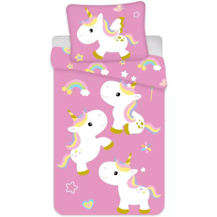 Ropa de Cama Unicornios 135 x 200 cm - 1