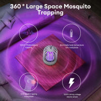 Lampara Asesina De Mosquitos Eléctrica Recargable USB Trampa De Insectos Control De Plagas Para El Hogar Y Exteriores Repelente De Mosquitos - details 9