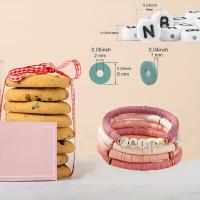 Kit De Hacer Pulseras De Arcilla Boho Estilo Para DIY Joyería Con Cuentas Doradas Y Rosadas Para Amistad 1 Caja - details 5