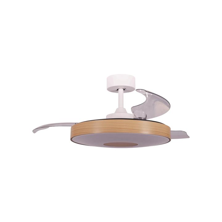 Ventilador De techo FM VR1400 | 107,0 cm, 69 W, Madera, 36W LED, Mando a distancia, Giro invertido, Bajo consumo… — oferta en Miravia