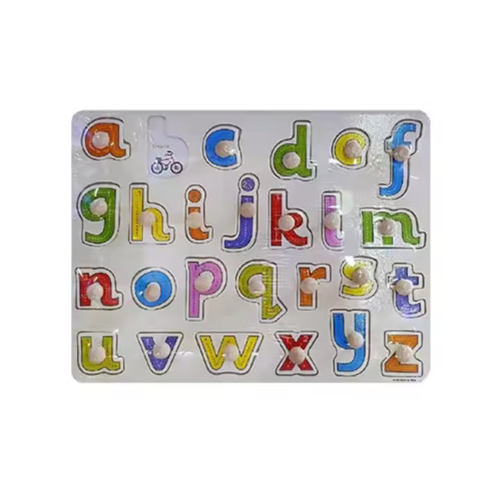 Juego de encajar letras de madera - 1
