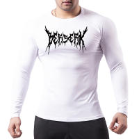 Camiseta De Compresión Para Gimnasio Y Ejercicio Rápida Secado Con Estampado Berserk Para Hombres Camiseta De Base Transpirable Deporte - details 16