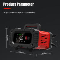 Cargador Inteligente De Batería De Coche Y Motocicleta 12V/24V 20A/10A Para Baterías De Litio AGM GEL Plomo-Acidez LiFePO4 ABS Reparación Función - details 8