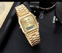 Reloj Deportivo De Lujo Para Hombres Y Mujeres SANDA Estilo G Dual Display LED Digital Y Analógico Acero Inoxidable Resistente Al Agua Cronógrafo Luminoso - details 11