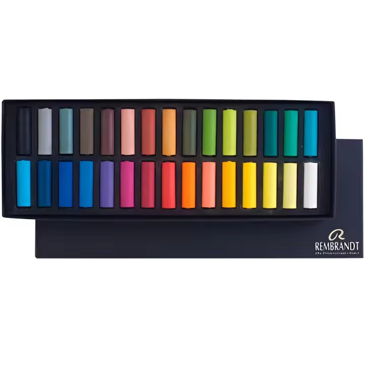 Talens rembrandt set básico 30 tizas 300c30.5 colores pasteles suaves - 1