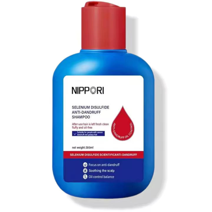 Champú Nippori, champú Nippori 𝐒𝐞𝐥𝐞𝐧𝐢𝐮𝐦 𝐃𝐢𝐬𝐮𝐥𝐟𝐢𝐝𝐞, control de grasa, refrescante y anticaspa para hombres y mujeres, 300 ml (1 unidad) - 1
