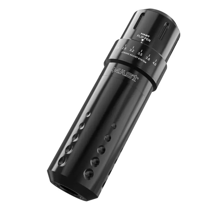 Máquina De Tatuaje Rotativa Ajustable Mast Flip Con Interface RCA Suministros De Tatuaje Y Maquillaje Permanente Material De Aleación - 1