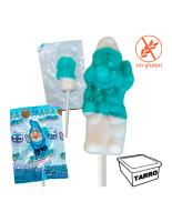 Sugar Magic - Caramelos con Palo Sabor Pitufo - 100 Unidades Sin Gluten - details 0
