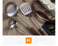 Conjunto De Utensilios De Cocina Leeseph 304 Acero Inoxidable Tamizante Cuchara De Sopa Y Servidor De Pasta Tres Piezas Herramientas Ecológicas Para Cocina - details 6