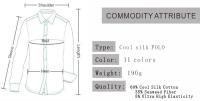 Camisa Polo De Verano Para Hombre Transpirable Y Fresca Con Costuras Manga Corta Talla S-4XL Camiseta Deportiva Absorbente De Sudor Estilo Casual - details 0