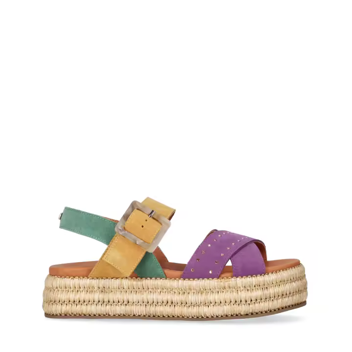 Chika10 Leather EKOS 03 Sandalia Plataforma Multicolor - 1