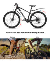 Guardabarros Plegable Para Bicicleta WEST BIKING Universal MTB Road Bike Mudguard Set Accesorios De Ciclismo Ajustable - details 3