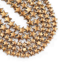Cuentas De Estrella De Cinco Puntos De Hematita Azul Y Dorado Color Morado Natural Para La Creación De Joyería Pulseras Y Collares DIY - details 14
