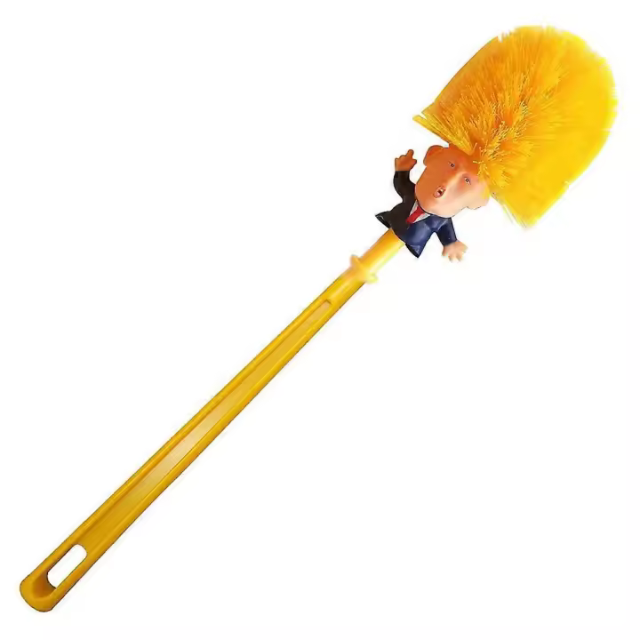 Toilet Cleaning Brush Donald-Trump Design Multipurpose Funny Toilet Scubber for Washroom Toilet - 1