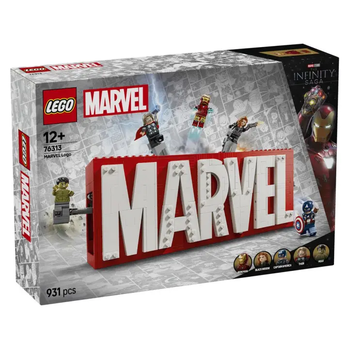 Lego Marvel The Infinity Saga Logotipo Marvel y Minifiguras Juguetes LEGO - 1