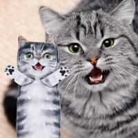 Divertidos Gatos Toalla de Mano-Decoración Gato Toalla Colgantes para Baño Trapos de Cocina-Animal Absorbente Suave Toallas-Regalos Graciosos para Originales Mujer Amantes de Los Gatos-Acelgas - details 1