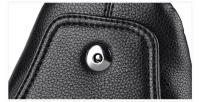 Bolso De Hombro Para Hombre De Cuero Lujo Estilo Vintage Bolsa De Pecho Negocios Casual Bolsa De Hombro Con Cierre De Cremallera - details 20