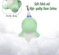 Peluches de dinosaurios de peluche, bonitos animales de peluche, muñecos de regalo para niños, niñas, niños, bebés y niños pequeños - details 1