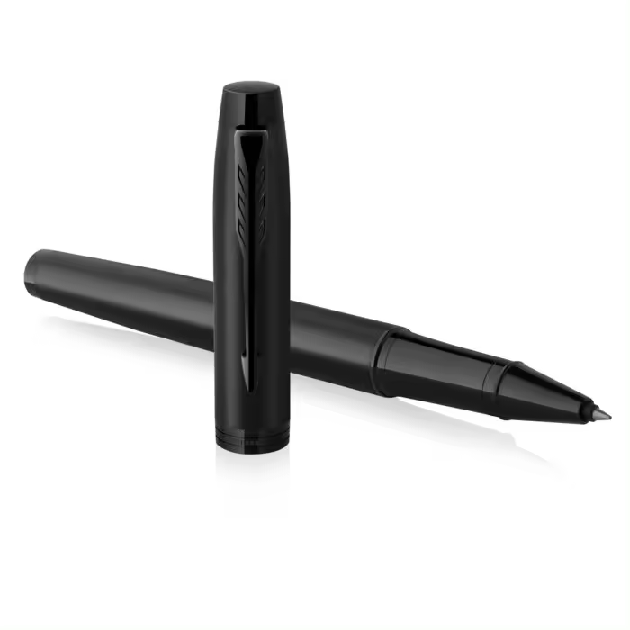 PARKER ROLLER PARKER IM MONOCHROME ACROMATIC NEGRO MATE CON ADORNOS PARKER IM 17x5x3 Cms. - 1