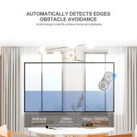 Robot de limpieza de ventanas TOSIMA W2, succión máxima de 3800Pa, planificación de ruta inteligente, detección de bordes, control remoto, batería de respaldo de 25 minutos, con 12 trapeadores - details 3