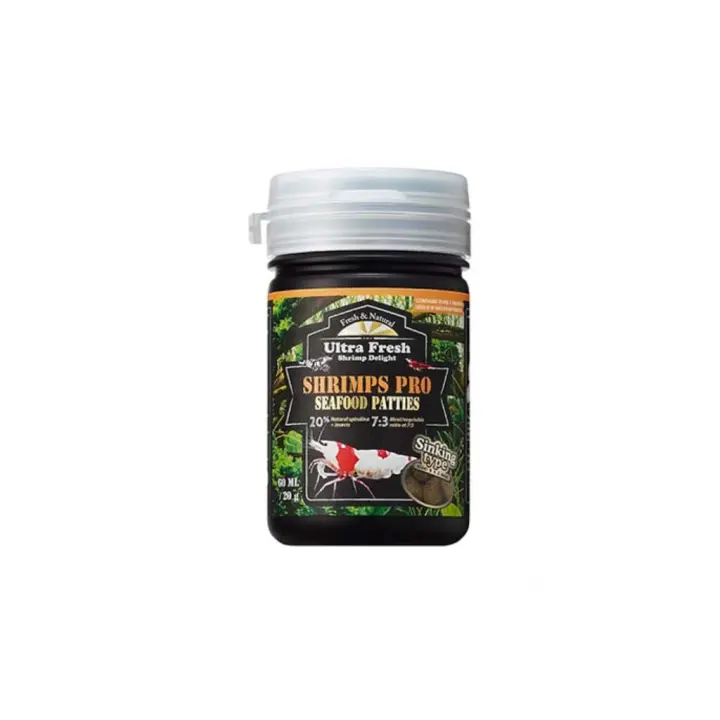 AZOO - Ultra Fresh - Shrimps pro (60 ml) - Alimento Premium Pay de Mariscos para Camarones - 1