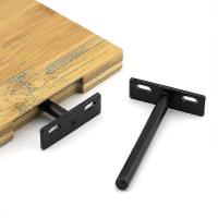 soportes flotantes para estantes, soportes invisibles de metal, soportes ocultos de alta resistencia, soportes invisibles para estantes de madera. - details 0