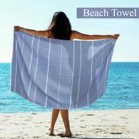 Toalla De Playa Turca Oversize 100% Algodón Toalla De Piscina Grande Absorbente Secado Rápido Ligera Sin Arena Tamaño Grande Toalla De Baño - details 0