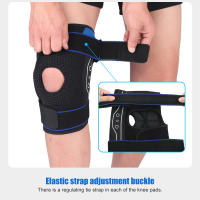 Prensa De Rodilla Profesional Con Estabilizadores Lateral Y Almohadillas EVA Alivio Del Dolor De Rodilla Para Correr Lesión De Menisco Tear ACL Artritis Alivio De Dolor Articular - details 7