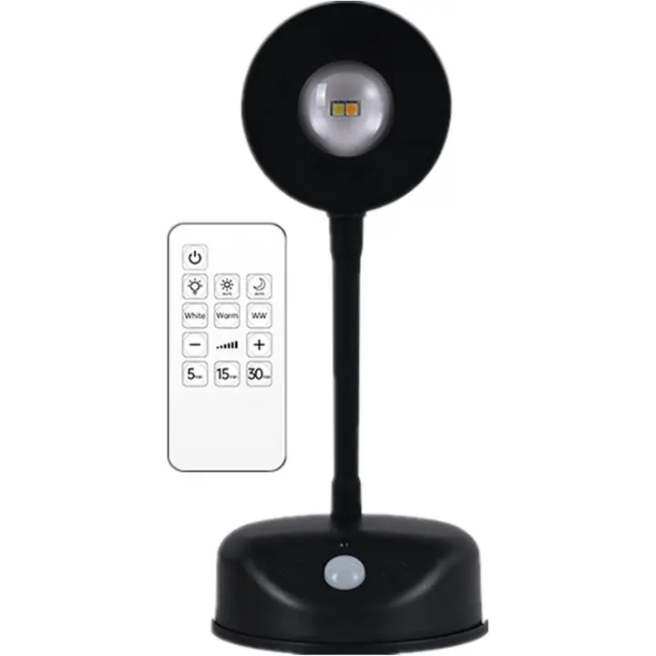 Aplique de pared LED with Pilas, 3 Modos de Brillo, recargable, sensor de Movimiento, Luz Nocturna, Luz de pared, rotación de 360 °, lámpara de Cama inalámbrica Montada en la pared dormitorio - 1