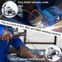 Soldadores MIG MMA 2 en 1, herramientas de soldadura Manual y multiusos con aislamiento de Gases de dióxido de carbono, inversor de corriente continua IGBT - details 2