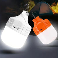 Bombilla LED Recargable Al Aire Libre Con Gancho Para Camping Y Pesca Luz De Emergencia Portátil Brillante Con Lente De Noche - details 2