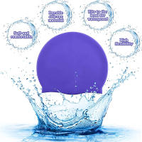 Gorro De Natación De Silicona Para Mujeres Y Hombres Impermeable Con Protección De Oídos Gran Tamaño Gorro De Buceo Elástico Para Piscina - details 0