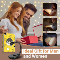 Luz De Libro LED Mini Recargable Con Clip Y Protección Ocular Para Lectura En Viaje Y Dormitorio 3 Colores Ajustables 360° - details 2