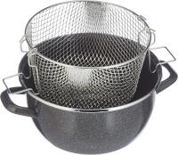 Magefesa Parma - Freidora con cestillo 24cm, 4.7 L, Acero Esmaltado recubrimiento esmaltado, limpieza lavavajillas apta para cocinas de gas, vitrocerámica y gas Fabricada en España - details 3