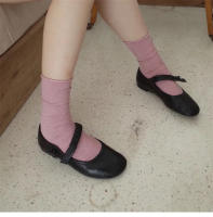 Calcetines De Mujer Estilo Coreano Coloridos Y Cómodos Calcetines Largos Elásticos Transpirables Para Niñas Casual - details 3