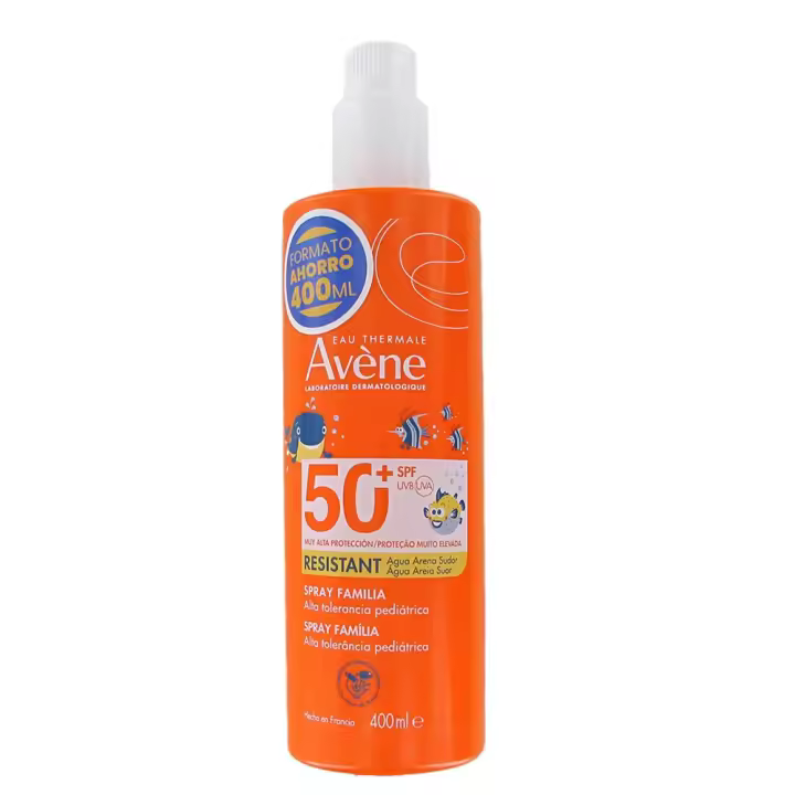 Avène Avene Protector Solar SPF50+ Resistant Spray Familiar 400 ml - 1