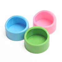 Tazón De Plástico Antideslizante Para Pequeños Animales Alimentación Y Agua Para Hamsters Contenedor De Alimentos Dishware - details 0