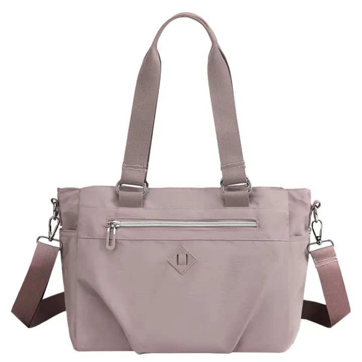 Bolso de mano de Nailon para Mujer, Bolso Cruzado Vintage, Bolso de trabajo con múltiples bolsos - 1