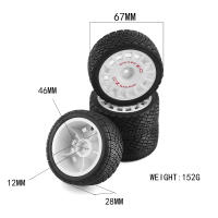 4pcs Ruedas De Plástico 67mm Para Todas Las RC Rally En Carretera Tamaño Universal Para TAMIYA TT02 XV01 HSP 94123 HPI KYOSHO WLt - details 0