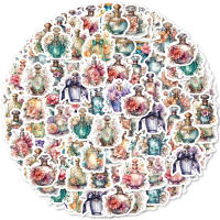46pcs INS Viento Perfume Botella Retro Graffiti Pegatina DIY Decoración Para Laptop Taza De Agua Maleta Clásico Juguete PVC Impermeable - details 0