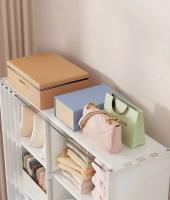 Gabinete De Almacenamiento Multicapa Con Cortinas Resistente Al Polvo Armario Portátil Organizador De Ropa Ecológico De 5 Capas Metal Para Espacio Doméstico - details 4