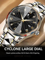 Reloj De Cuarzo Para Hombre RUIGE 2024 Correa De Acero Inoxidable Multi Funcional Impermeable Estilo Trendy Con Calendario Y Mostrador Semanal - details 0