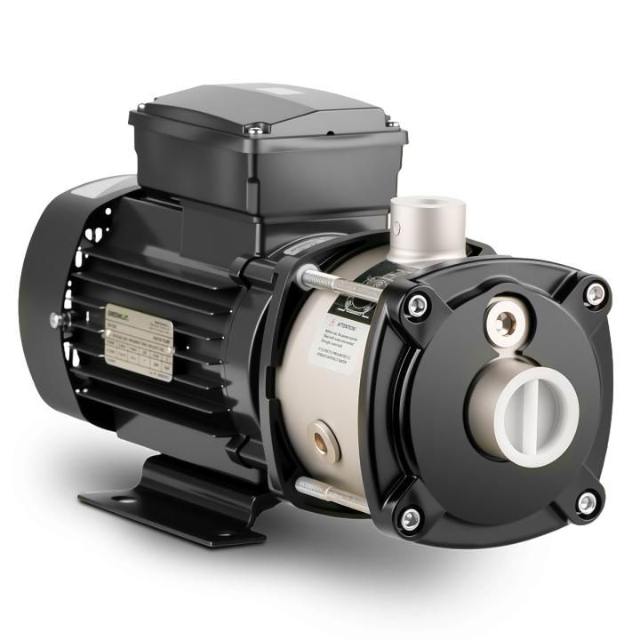 GREENCUT BA750C - Bomba de agua de 750W con caudal máximo de 67L/min y altura de bombeo de 54m, ideal para aguas claras, con carcasa de acero inoxidable, funcionamiento silencioso, fácil instalación y bajo mantenimiento.