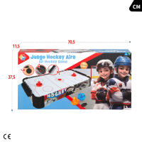 COLORBABY - Juego Air Hockey mesa, 69x36x10 cm, madera resistente, para niños a partir de 6 años, 2 discos y 2 marcadores, para 2 jugadores, juegos sobremesa, regalos y juguetes infantiles - details 6
