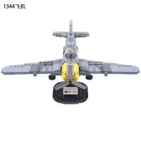 Bloques De Construcción DIY Para Juguete De Avión De Combate Aleman Bf-109 Modelo De Soldado Militar WW2 Para Niños - details 3