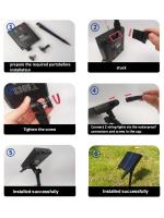 Spotlight Solar RGB IP65 Impermeable Para Jardín Exterior Con Control Por APP 2/4/6 Luz Decorativa Para Navidad Y Halloween - details 6