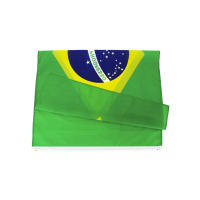 Bandera De Brasil 90x150 CM Para Decoración Material Poliéster Estilo Colgante Personalizable Flaglink - details 1