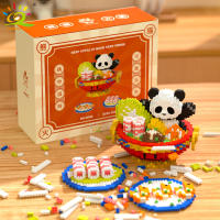 HUIQIBAO 2236PCS Mini Bloques De Construcción Panda 3D Modelo Animal Juguetes De Construcción Para Niños Ciudadanos De La Ciudad - details 0